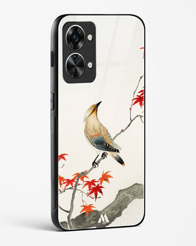 Japanese Plague bird On Maple [Ohara Koson] Glass Case Phone Cover (OnePlus)