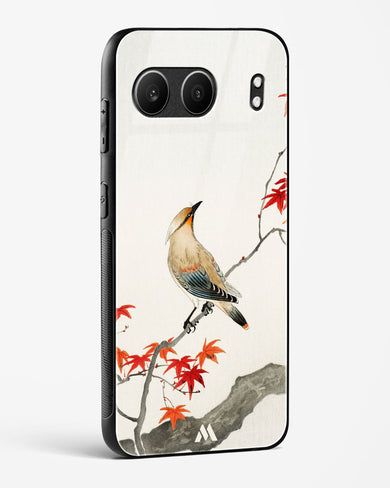Japanese Plague bird On Maple [Ohara Koson] Glass Case Phone Cover (OnePlus)