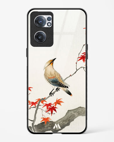 Japanese Plague bird On Maple [Ohara Koson] Glass Case Phone Cover (OnePlus)