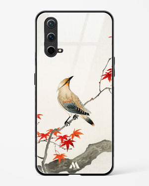 Japanese Plague bird On Maple [Ohara Koson] Glass Case Phone Cover (OnePlus)