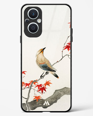 Japanese Plague bird On Maple [Ohara Koson] Glass Case Phone Cover (OnePlus)