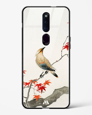 Japanese Plague bird On Maple [Ohara Koson] Glass Case Phone Cover (Oppo)