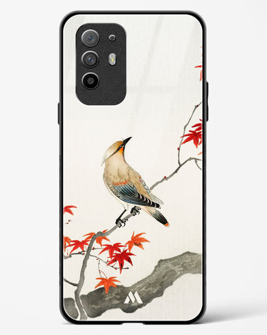 Japanese Plague bird On Maple [Ohara Koson] Glass Case Phone Cover (Oppo)
