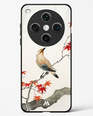 Japanese Plague bird On Maple [Ohara Koson] Glass Case Phone Cover (Oppo)
