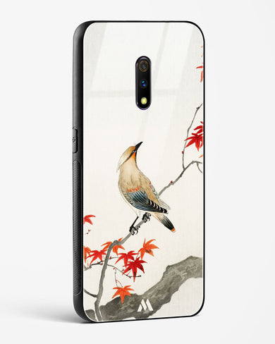 Japanese Plague bird On Maple [Ohara Koson] Glass Case Phone Cover (Oppo)