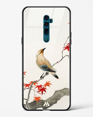 Japanese Plague bird On Maple [Ohara Koson] Glass Case Phone Cover (Oppo)