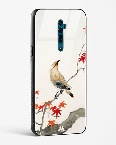 Japanese Plague bird On Maple [Ohara Koson] Glass Case Phone Cover (Oppo)