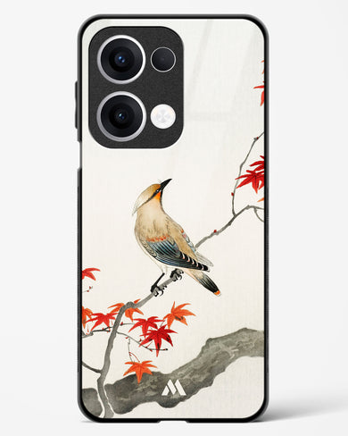 Japanese Plague bird On Maple [Ohara Koson] Glass Case Phone Cover (Oppo)