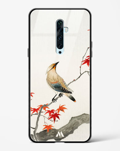 Japanese Plague bird On Maple [Ohara Koson] Glass Case Phone Cover (Oppo)