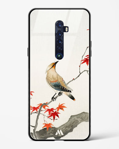 Japanese Plague bird On Maple [Ohara Koson] Glass Case Phone Cover (Oppo)