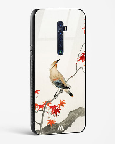 Japanese Plague bird On Maple [Ohara Koson] Glass Case Phone Cover (Oppo)