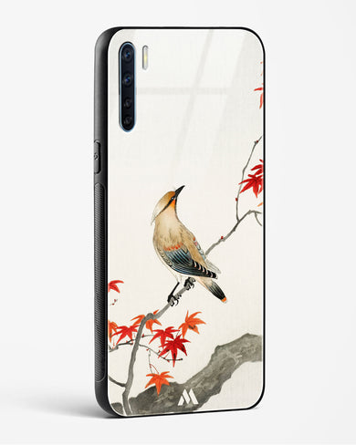 Japanese Plague bird On Maple [Ohara Koson] Glass Case Phone Cover (Oppo)