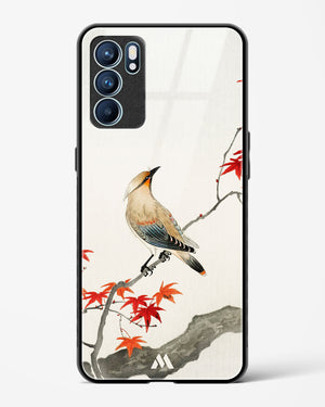 Japanese Plague bird On Maple [Ohara Koson] Glass Case Phone Cover (Oppo)