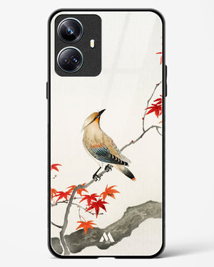 Japanese Plague bird On Maple [Ohara Koson] Glass Case Phone Cover (Realme)