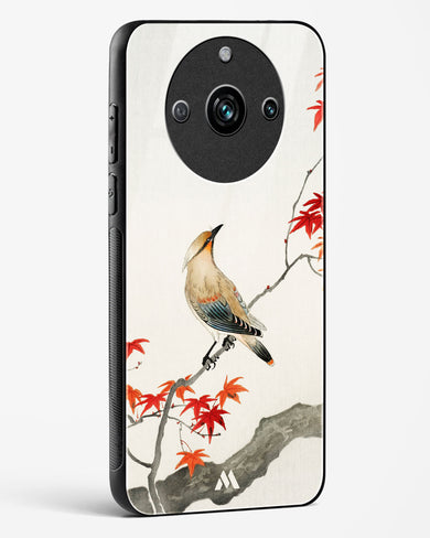 Japanese Plague bird On Maple [Ohara Koson] Glass Case Phone Cover (Realme)