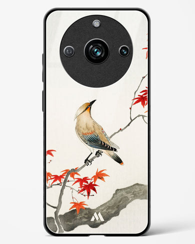 Japanese Plague bird On Maple [Ohara Koson] Glass Case Phone Cover-(Realme)