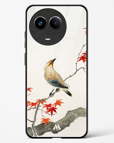 Japanese Plague bird On Maple [Ohara Koson] Glass Case Phone Cover (Realme)