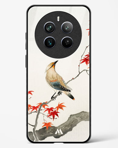 Japanese Plague bird On Maple [Ohara Koson] Glass Case Phone Cover (Realme)