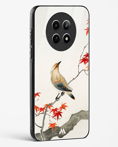 Japanese Plague bird On Maple [Ohara Koson] Glass Case Phone Cover (Realme)