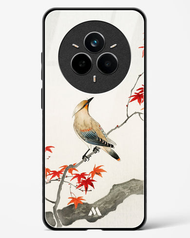 Japanese Plague bird On Maple [Ohara Koson] Glass Case Phone Cover (Realme)