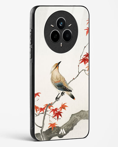 Japanese Plague bird On Maple [Ohara Koson] Glass Case Phone Cover (Realme)