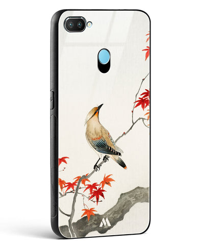Japanese Plague bird On Maple [Ohara Koson] Glass Case Phone Cover (Realme)