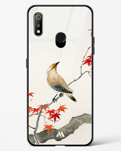 Japanese Plague bird On Maple [Ohara Koson] Glass Case Phone Cover-(Realme)