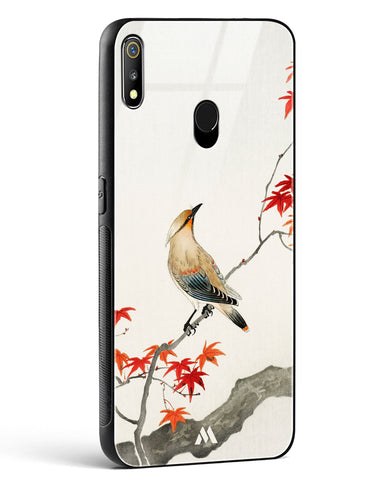 Japanese Plague bird On Maple [Ohara Koson] Glass Case Phone Cover-(Realme)