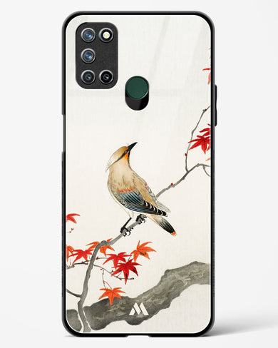 Japanese Plague bird On Maple [Ohara Koson] Glass Case Phone Cover (Realme)