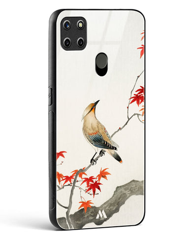 Japanese Plague bird On Maple [Ohara Koson] Glass Case Phone Cover (Realme)