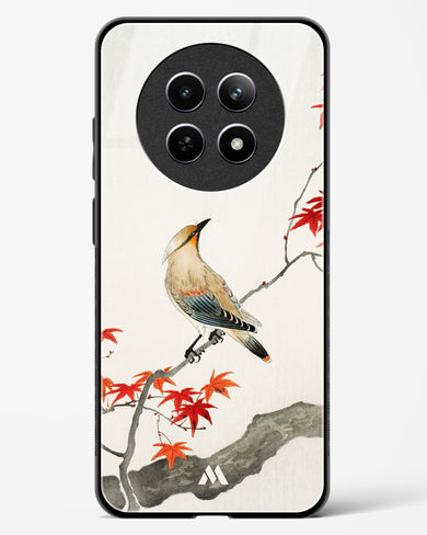 Japanese Plague bird On Maple [Ohara Koson] Glass Case Phone Cover (Realme)