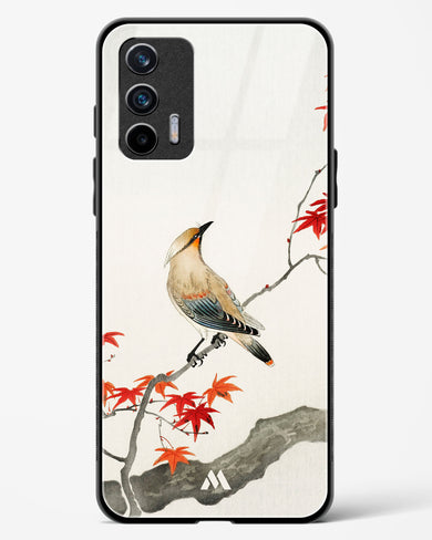 Japanese Plague bird On Maple [Ohara Koson] Glass Case Phone Cover (Realme)