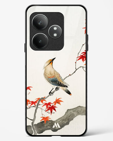 Japanese Plague bird On Maple [Ohara Koson] Glass Case Phone Cover (Realme)