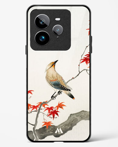 Japanese Plague bird On Maple [Ohara Koson] Glass Case Phone Cover (Realme)
