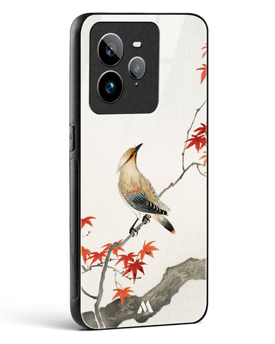 Japanese Plague bird On Maple [Ohara Koson] Glass Case Phone Cover (Realme)