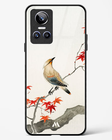 Japanese Plague bird On Maple [Ohara Koson] Glass Case Phone Cover-(Realme)