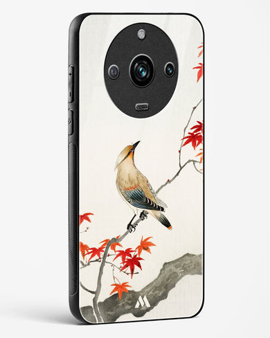 Japanese Plague bird On Maple [Ohara Koson] Glass Case Phone Cover (Realme)