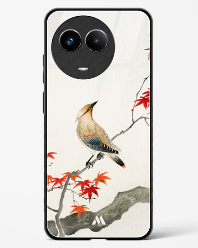 Japanese Plague bird On Maple [Ohara Koson] Glass Case Phone Cover (Realme)