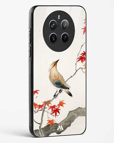 Japanese Plague bird On Maple [Ohara Koson] Glass Case Phone Cover (Realme)