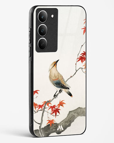 Japanese Plague bird On Maple [Ohara Koson] Glass Case Phone Cover (Realme)