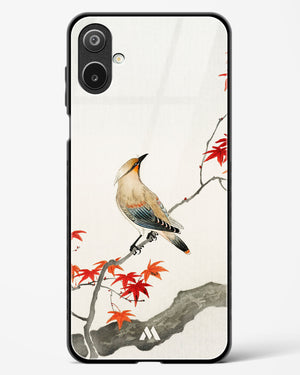 Japanese Plague bird On Maple [Ohara Koson] Glass Case Phone Cover (Samsung)