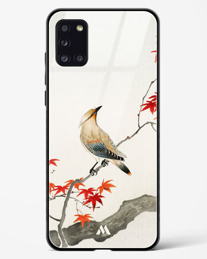 Japanese Plague bird On Maple [Ohara Koson] Glass Case Phone Cover (Samsung)