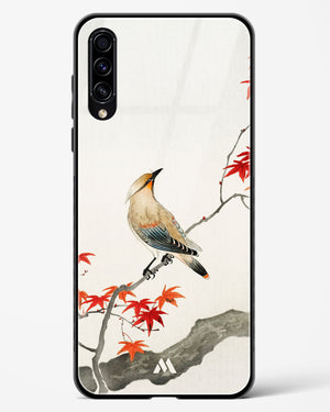 Japanese Plague bird On Maple [Ohara Koson] Glass Case Phone Cover-(Samsung)