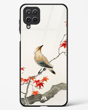 Japanese Plague bird On Maple [Ohara Koson] Glass Case Phone Cover-(Samsung)