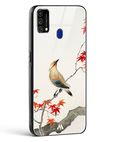 Japanese Plague bird On Maple [Ohara Koson] Glass Case Phone Cover (Samsung)