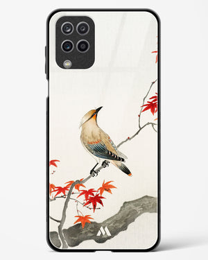 Japanese Plague bird On Maple [Ohara Koson] Glass Case Phone Cover (Samsung)
