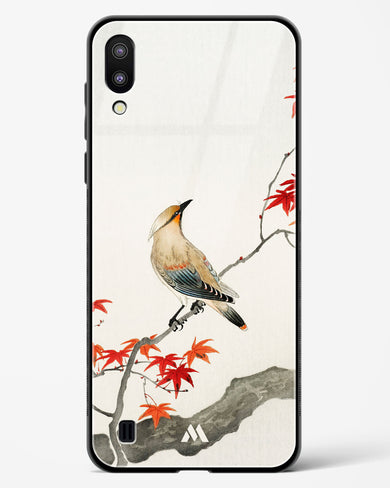 Japanese Plague bird On Maple [Ohara Koson] Glass Case Phone Cover (Samsung)