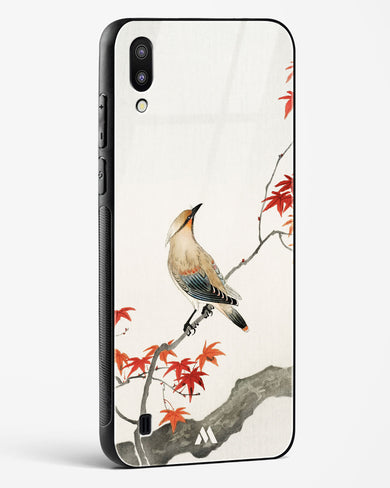 Japanese Plague bird On Maple [Ohara Koson] Glass Case Phone Cover (Samsung)