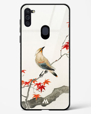Japanese Plague bird On Maple [Ohara Koson] Glass Case Phone Cover (Samsung)