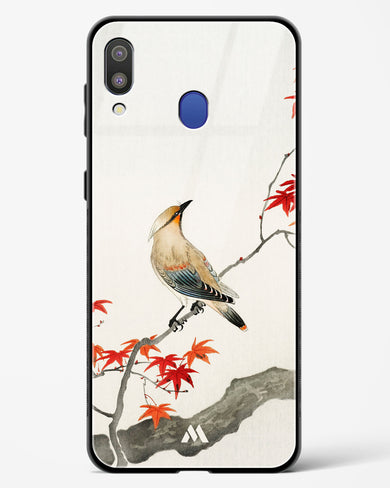 Japanese Plague bird On Maple [Ohara Koson] Glass Case Phone Cover-(Samsung)